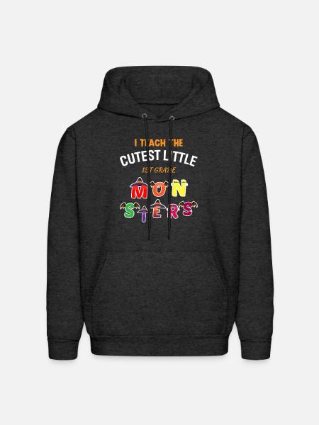 The Cutest Little Monsters - Men's Hoodie - charcoal grey