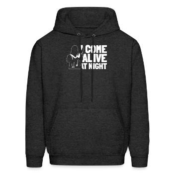 Nurse Nursing - Men's Hoodie - charcoal grey - Front - Elias (183cm)