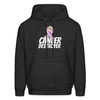 Nurse Nursing Oncology Nurse - Men's Hoodie - charcoal grey - Front - Elias (183cm)
