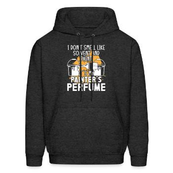 House painter painter´s perfume painter painting - Men's Hoodie - charcoal grey - Front - Elias (183cm)