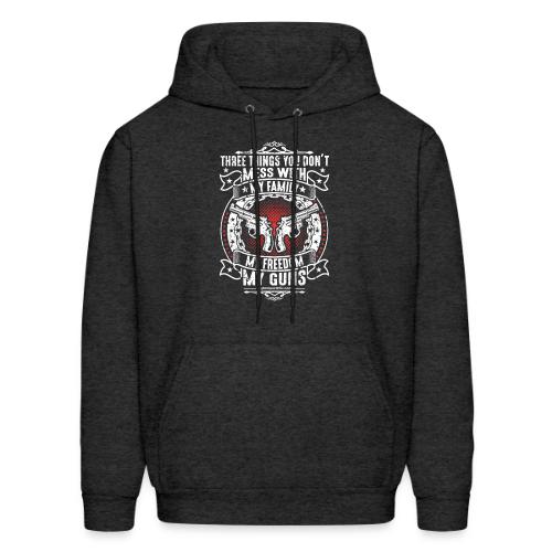 Three Things You Don't Mess with WHITE - Men's Hoodie