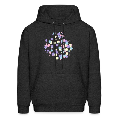 abstract circles pattern - Men's Hoodie