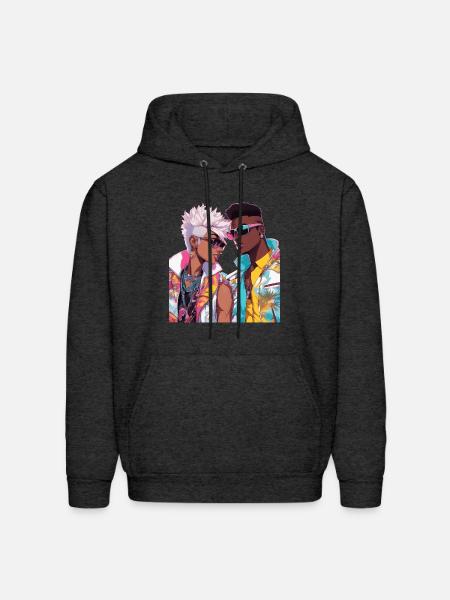 Anime Heart Skips Beats - Men's Hoodie - charcoal grey