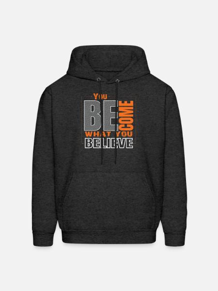 Motivational Quotes - Men's Hoodie - charcoal grey