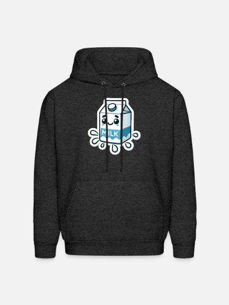 Adorable Milk Carton - Men's Hoodie - charcoal grey