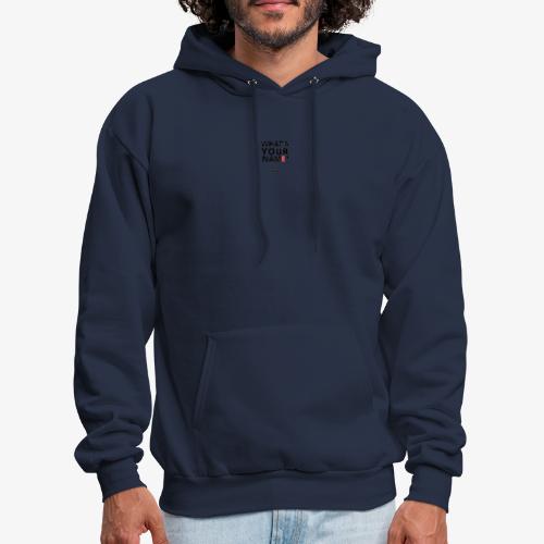 Easy conversation Starter - What's your name - Men's Hoodie