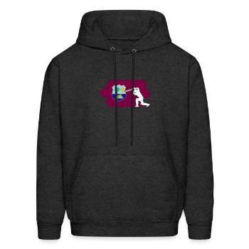 West Indies Flag Cricket Fans West Indies CricketW - Men's Hoodie - charcoal grey - Front - Elias (183cm)