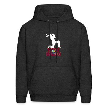 West Indies Flag Cricket Fans West Indies CricketW - Men's Hoodie - charcoal grey - Front - Elias (183cm)
