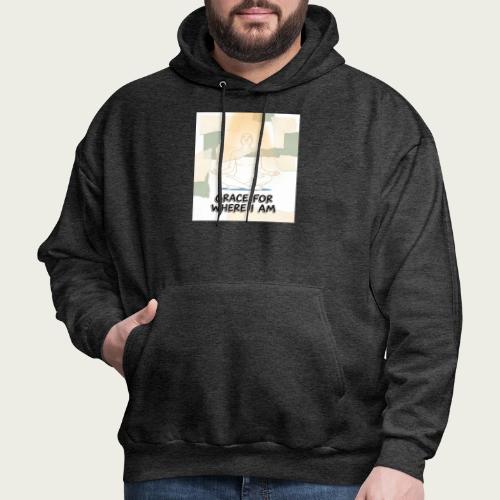 Recovery Mantra Grace for where I am - Men's Hoodie