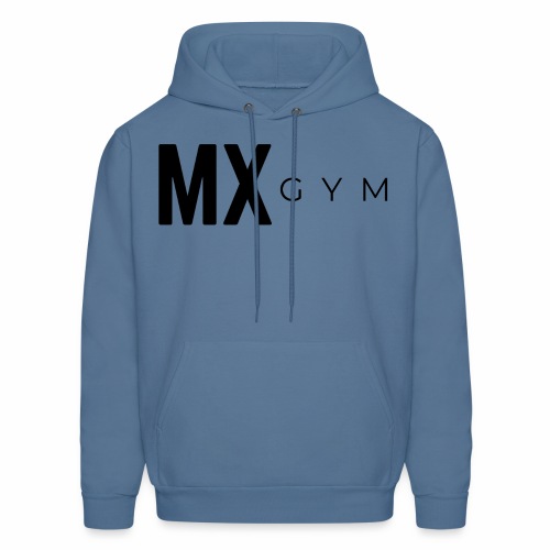MX Gym Minimal Long Black - Men's Hoodie