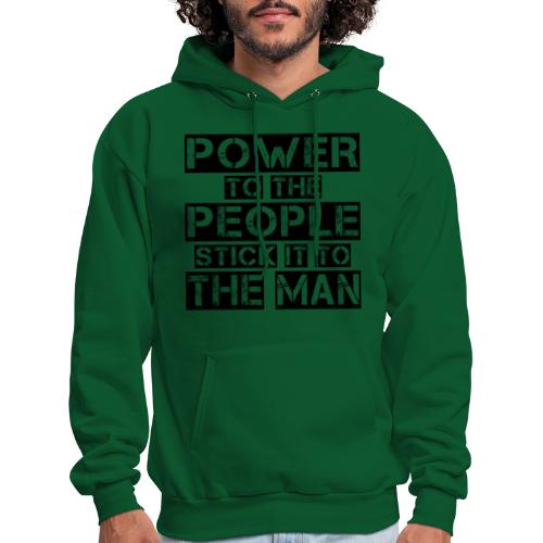 People Power | Black - Men's Hoodie