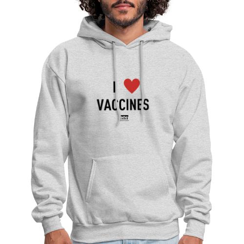 I heart vaccines black Immunize Colorado Logo - Men's Hoodie