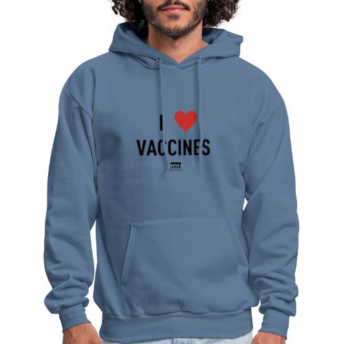 I heart vaccines black Immunize Colorado Logo - Men's Hoodie
