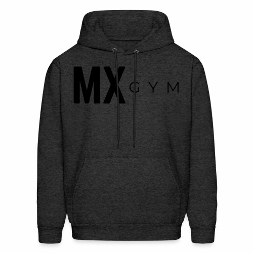 MX Gym Minimal Long Black - Men's Hoodie