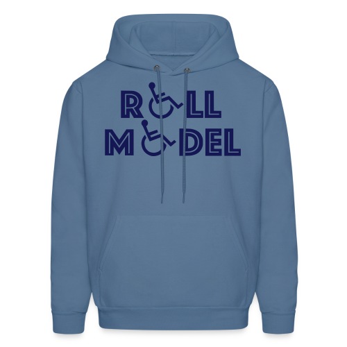 Every wheelchair users is a Roll Model - Men's Hoodie