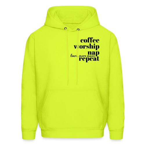 Coffee Worship Nap Tee - Men's Hoodie
