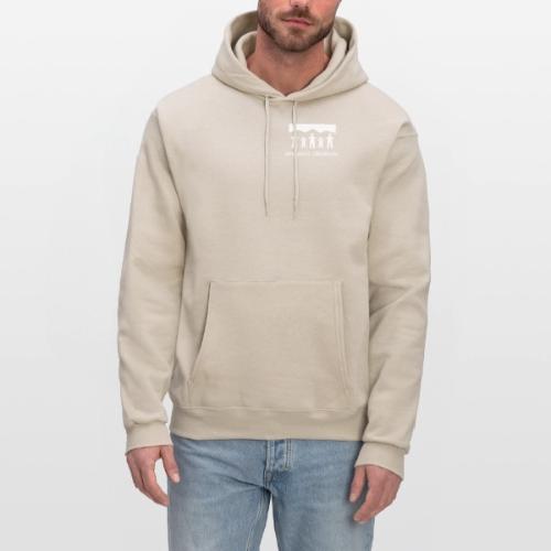 ImmunizeColorado vertical white - Men's Hoodie