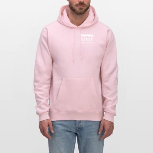 ImmunizeColorado vertical white - Men's Hoodie