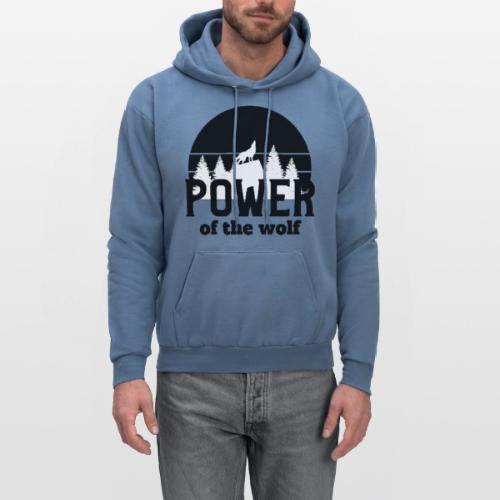 Power Of The Wolf - Men's Hoodie