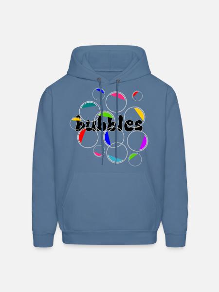 bubbles - Men's Hoodie - denim blue