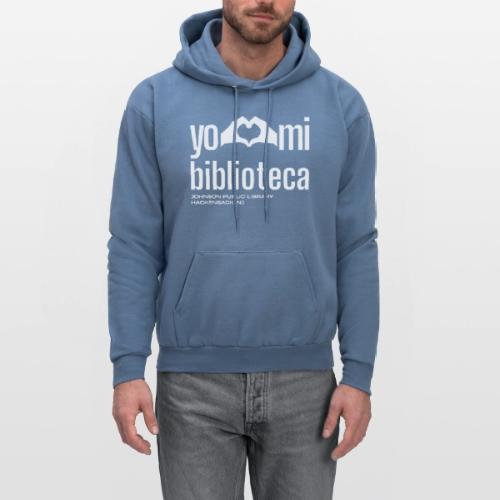 Yo Amo Mi Biblioteca (White) - Men's Hoodie