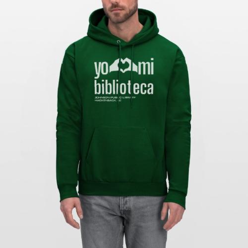 Yo Amo Mi Biblioteca (White) - Men's Hoodie