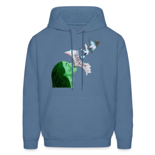 Full Heart Free Voice Cover Art Cut Out - Men's Hoodie