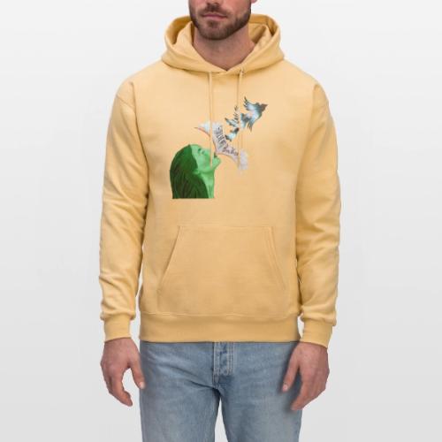 Full Heart Free Voice Cover Art Cut Out - Men's Hoodie