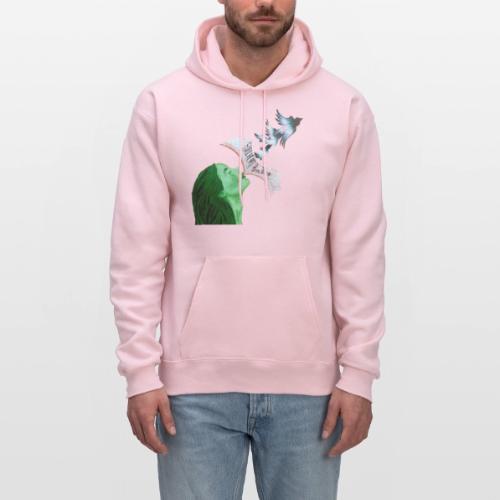 Full Heart Free Voice Cover Art Cut Out - Men's Hoodie