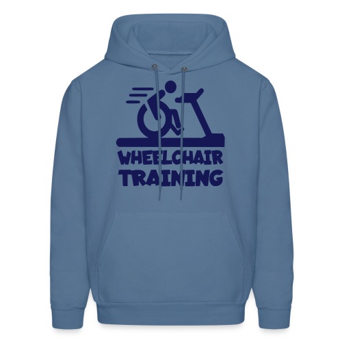 Wheelchair training for lazy wheelchair users - Men's Hoodie