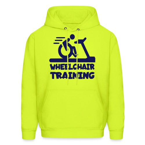 Wheelchair training for lazy wheelchair users - Men's Hoodie