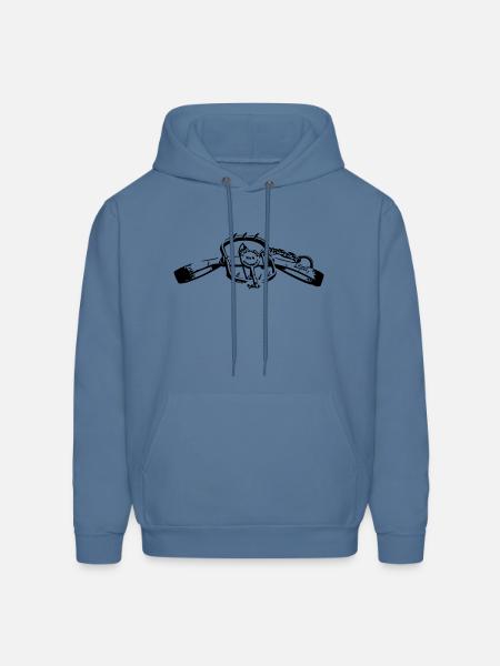 trap - Men's Hoodie - denim blue