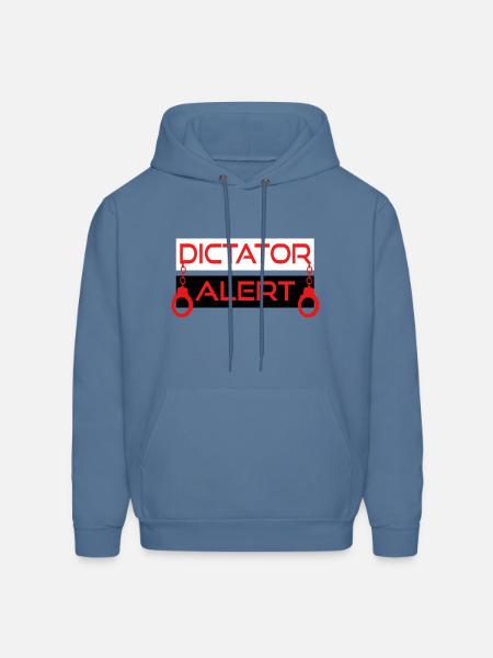 DICTATOR ALERT - Men's Hoodie - denim blue