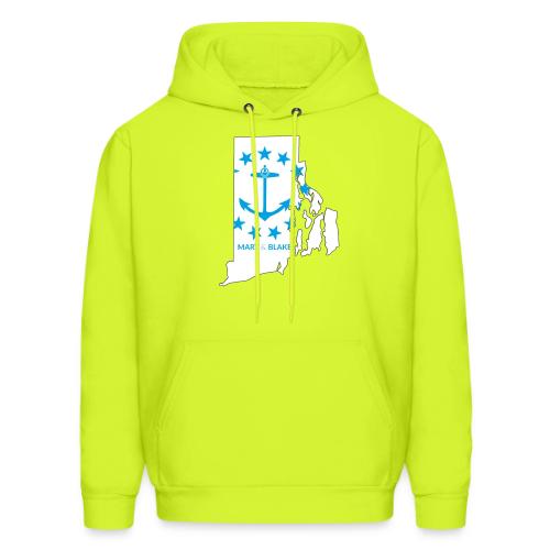 Mary And Blake Logo - RI Map - Men's Hoodie