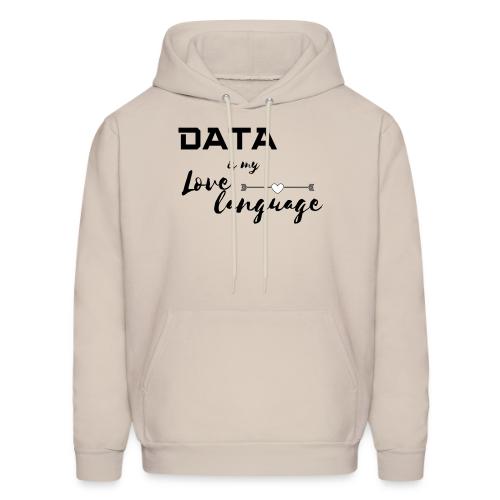 Data is My Love Language (light) - Men's Hoodie