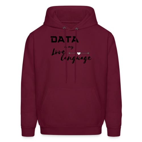 Data is My Love Language (light) - Men's Hoodie
