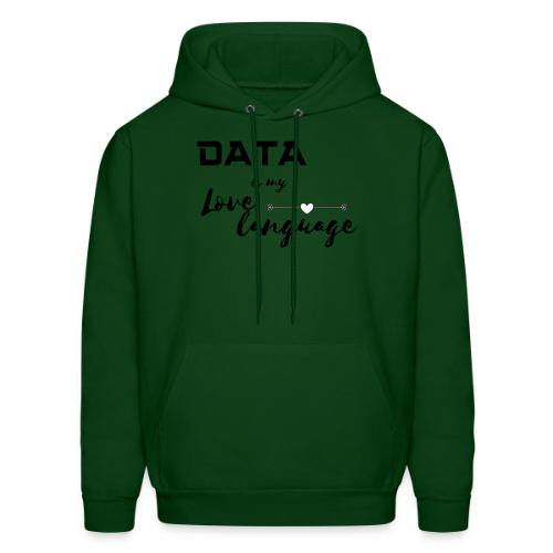 Data is My Love Language (light) - Men's Hoodie