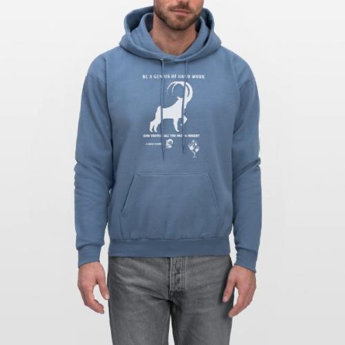Be A Genius Of Hard Work - Men's Hoodie