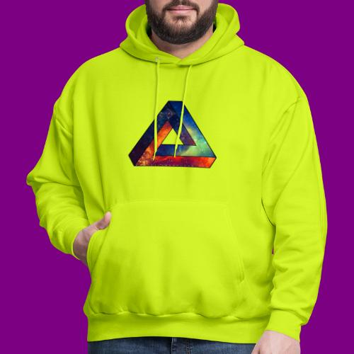 Unique Spacy Impossible Triangle - Men's Hoodie