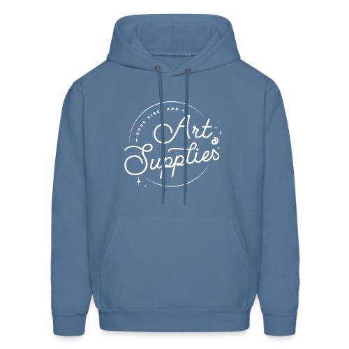 Good Vibes and Art Supplies White - Men's Hoodie