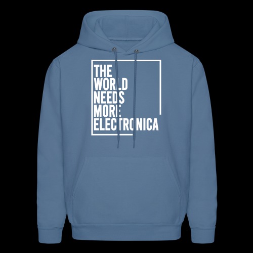 The World Needs More Electronica - Men's Hoodie