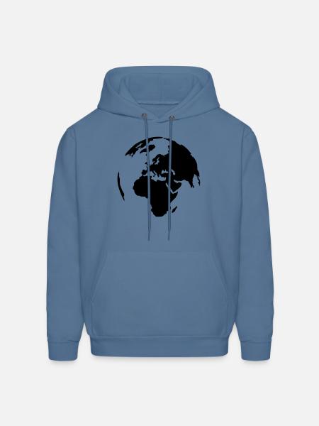 World - Men's Hoodie - denim blue