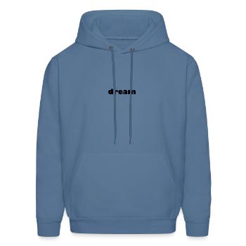 dream - Men's Hoodie - denim blue - Front - Elias (183cm)