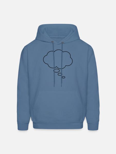 Thought bubble - Men's Hoodie - denim blue