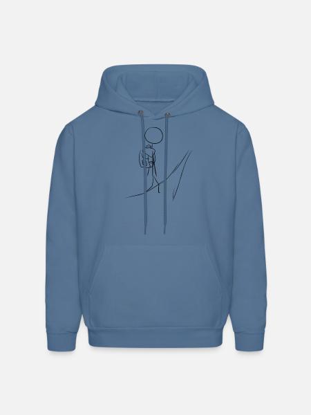 travel traveler travel - Men's Hoodie - denim blue