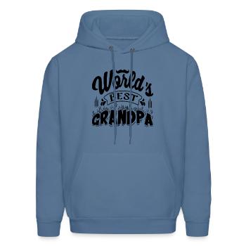 World s best grandpa - Men's Hoodie - denim blue - Front - Elias (183cm)