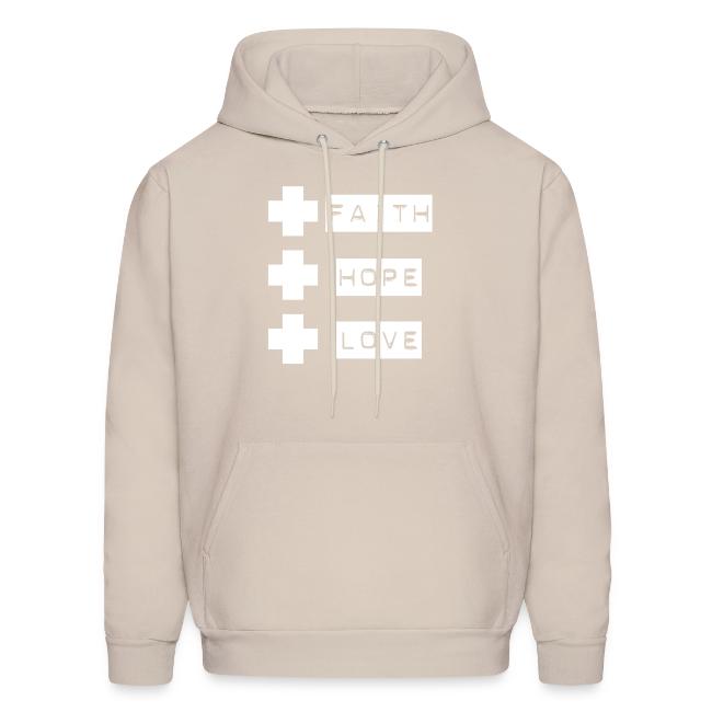 3 crosses , faith hope love