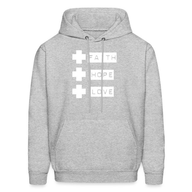 3 crosses , faith hope love