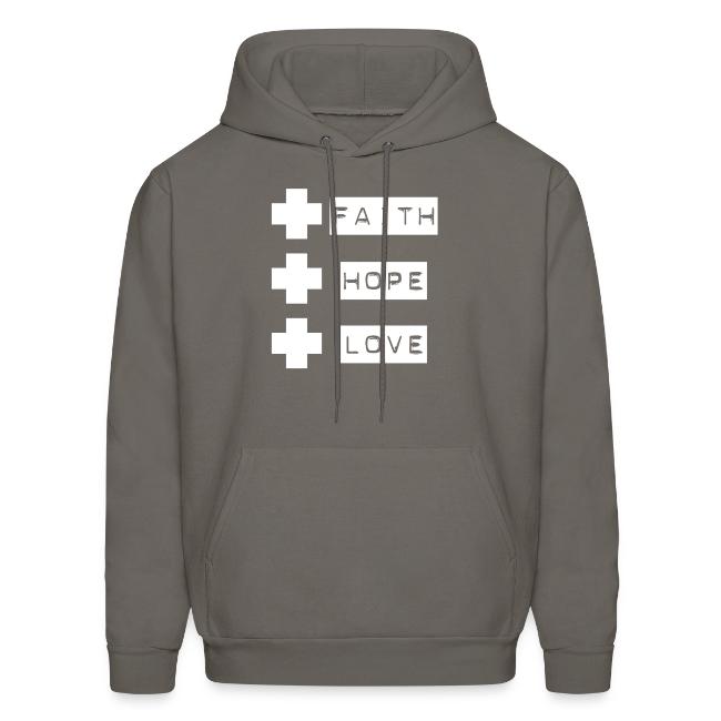 3 crosses , faith hope love