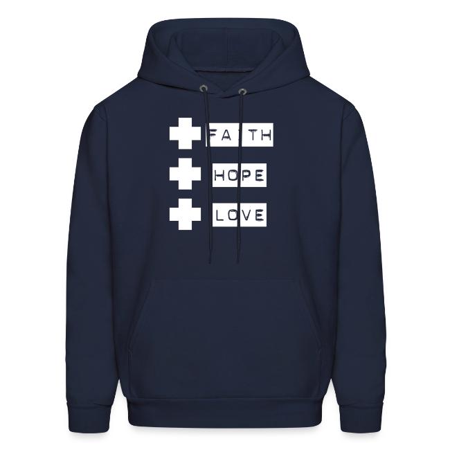 3 crosses , faith hope love